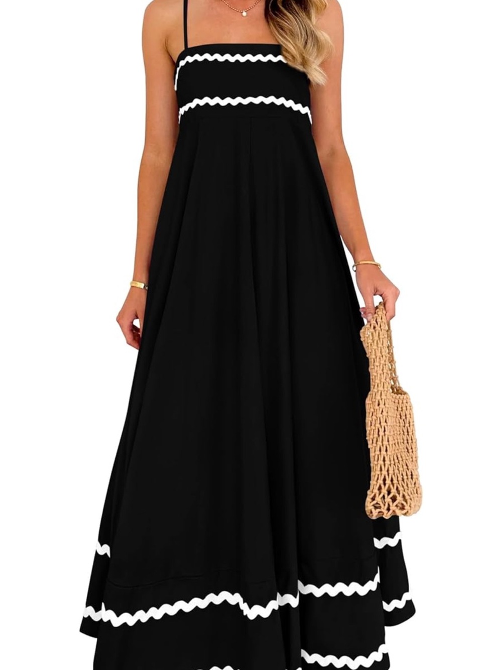 PRETTYGARDEN Women's Summer Flowy Maxi Dress